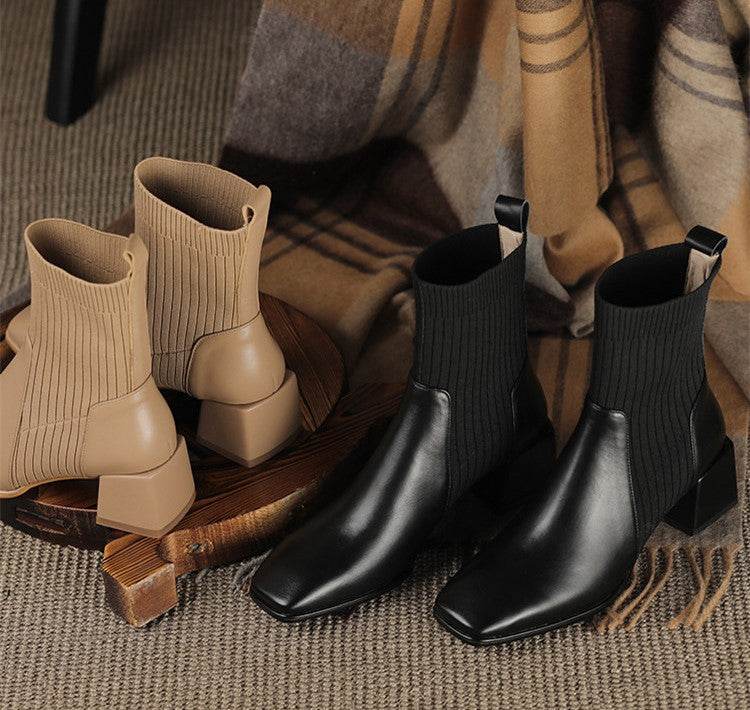 Dallas Bota Feminina Texana Western Cano Curto com Malha - Figma Store
