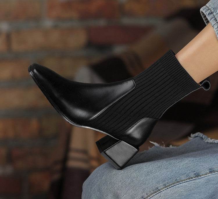 Dallas Bota Feminina Texana Western Cano Curto com Malha - Figma Store