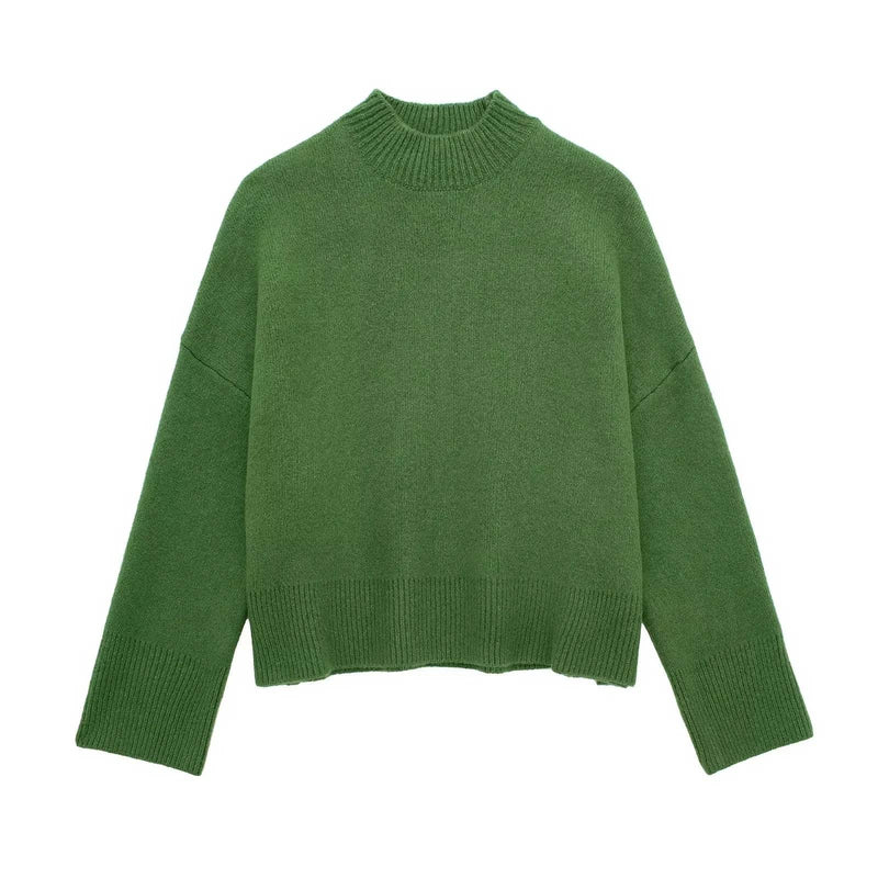 Conjunto Verde Outono Inverno: Suéter e Minissaia Monocromática Toronto - Figma Store