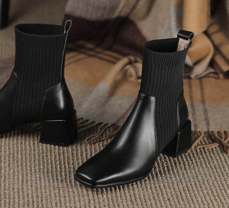 Dallas Bota Feminina Texana Western Cano Curto com Malha - Figma Store