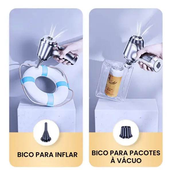Uso multifuncional do aspirador Easy Cleaner® como soprador e inflador