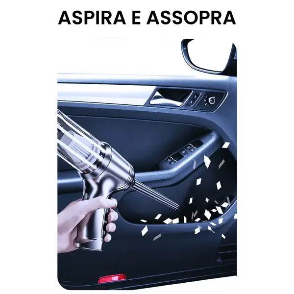 Limpeza prática com aspirador portátil sem fio Easy Cleaner®