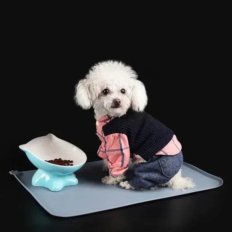 Tapete Antiderrapante Para Alimentação De Gato/Cachorro - Figma Store