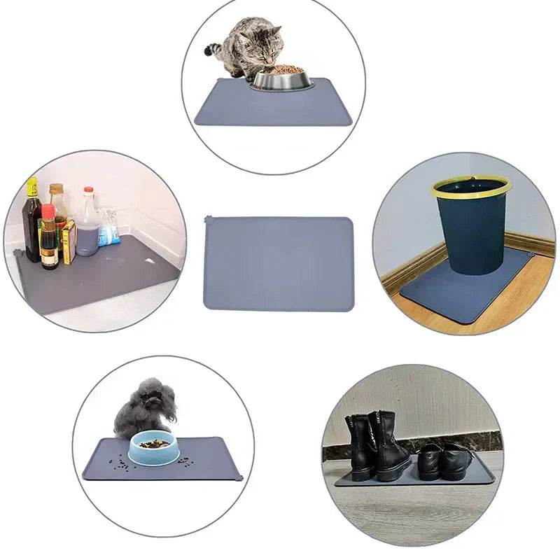 Tapete Antiderrapante Para Alimentação De Gato/Cachorro - Figma Store