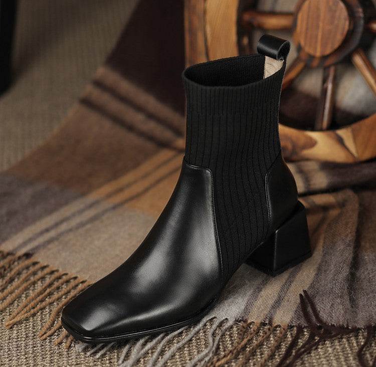 Dallas Bota Feminina Texana Western Cano Curto com Malha - Figma Store