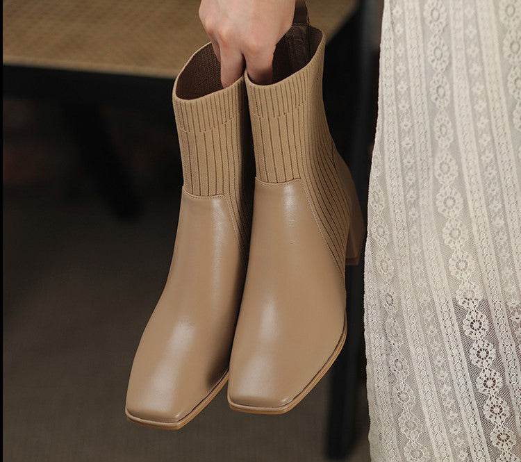 Dallas Bota Feminina Texana Western Cano Curto com Malha - Figma Store