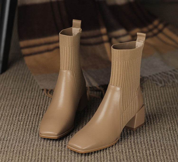 Dallas Bota Feminina Texana Western Cano Curto com Malha - Figma Store