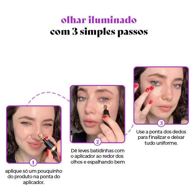 Luminous - Corretor de Olheiras Que Revitaliza e Clareia a Região dos Olhos [FRETE GRÁTIS] - Figma Store