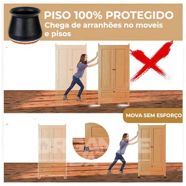Tampa Para Pernas de Moveis - PéFlex® - Figma Store