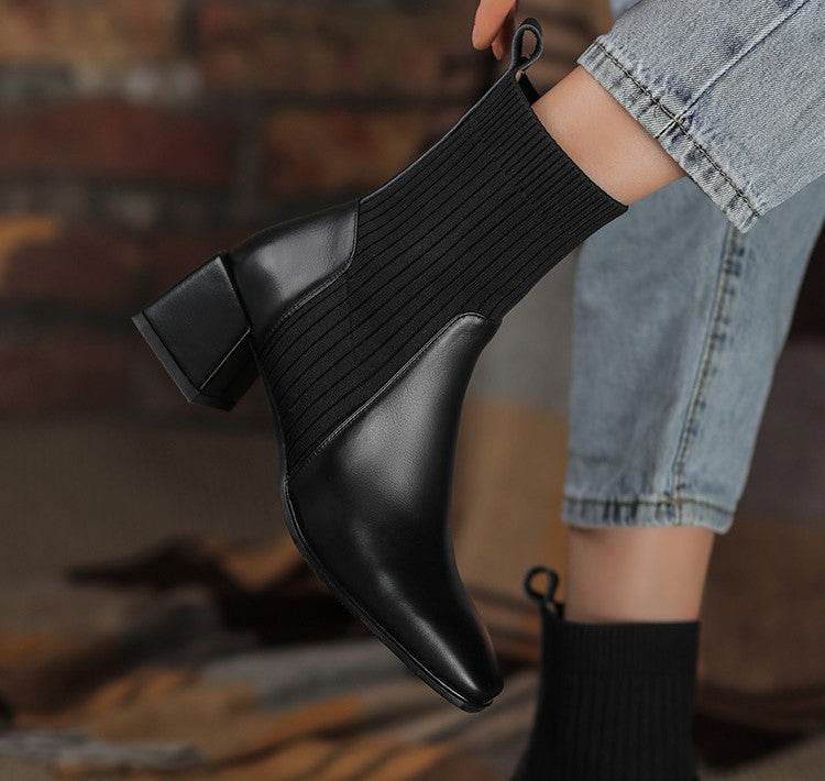 Dallas Bota Feminina Texana Western Cano Curto com Malha - Figma Store