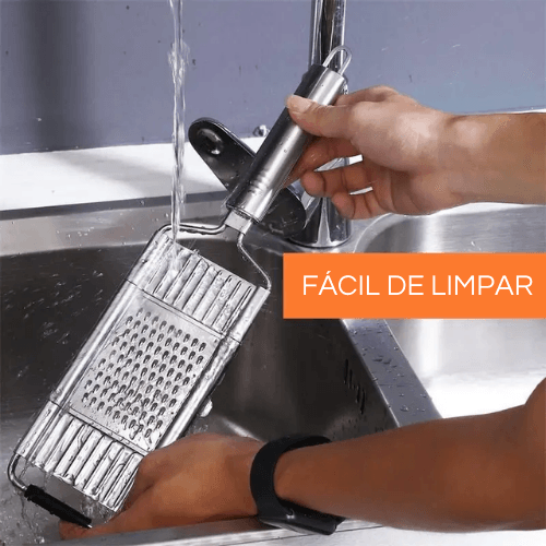 RalaMAX™ - Ralador Multiuso Em Aço Inox + 4 Lâminas [QUEIMA DE ESTOQUE] - Figma Store
