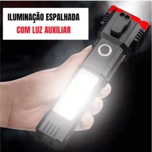 Lanterna Tática 4 em 1 - LightMax [INDESTRUTÍVEL] - Figma Store