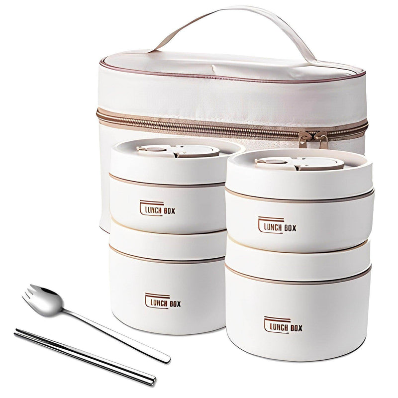 KIT POTES TÉRMICOS LUNCHBOX + LANCHEIRA E TALHERES GRÁTIS - Figma Store