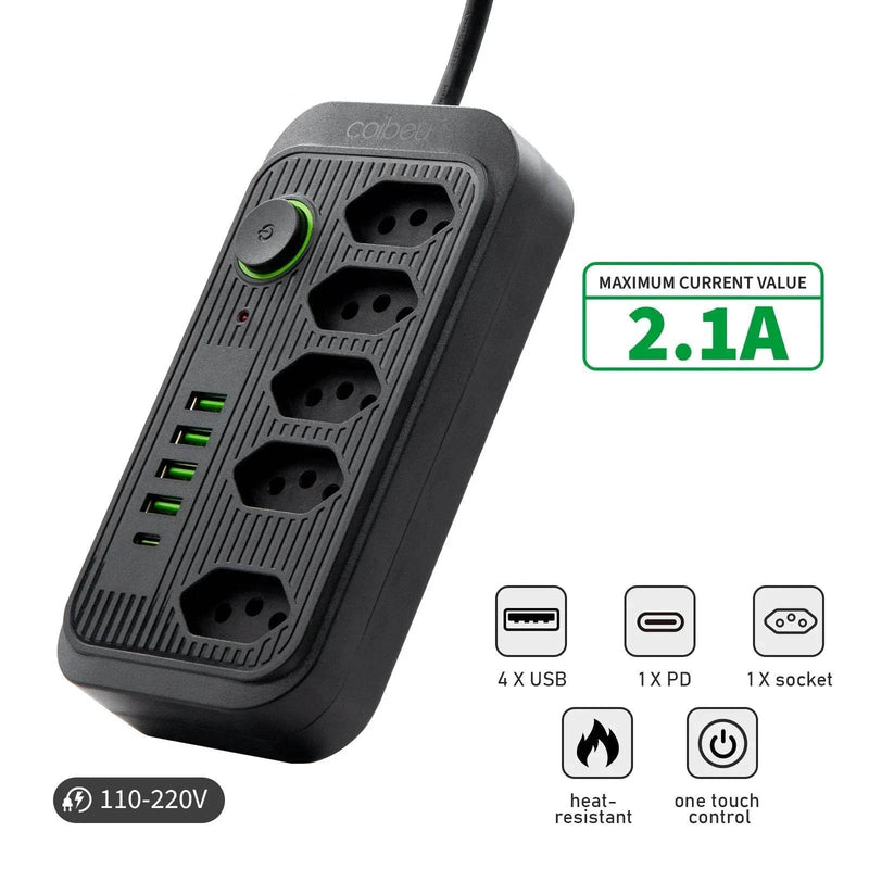 Socket Max - Multiplicador de Tomadas Inteligente com USB [OFERTA SEMANA DO CONSUMIDOR] - Figma Store