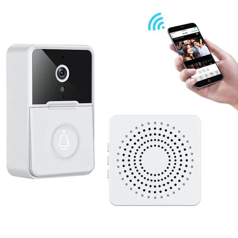 Campainha Inteligente com Câmera Wi-Fi Sem Fio - Figma Store
