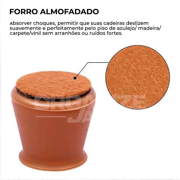 Tampa Para Pernas de Moveis - PéFlex® - Figma Store