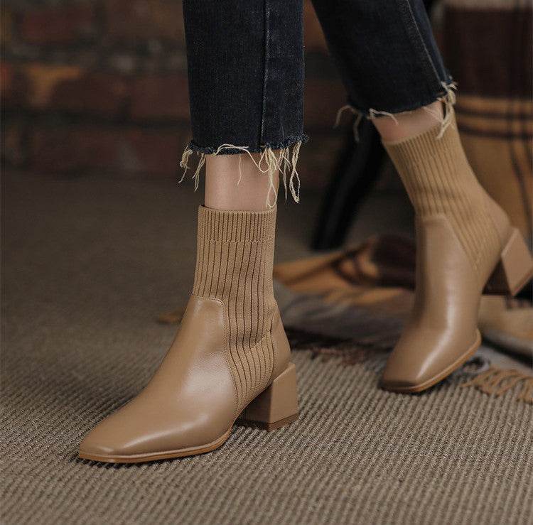 Dallas Bota Feminina Texana Western Cano Curto com Malha - Figma Store