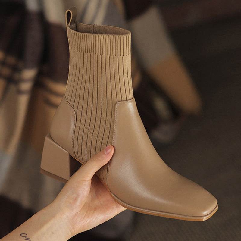 Dallas Bota Feminina Texana Western Cano Curto com Malha - Figma Store
