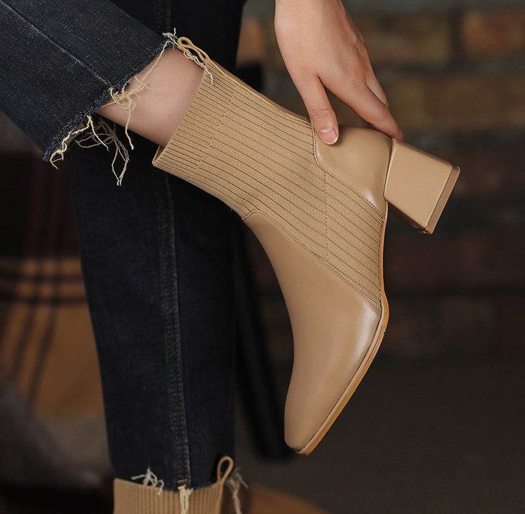 Dallas Bota Feminina Texana Western Cano Curto com Malha - Figma Store