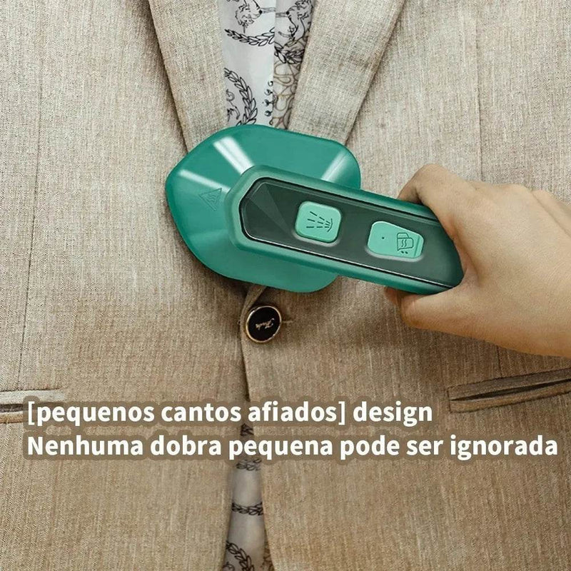 Mini Ferro De Passar Roupas A Vapor Para Viagem | Elétrico Portátil Pequeno/Casa - Bivolt | Iron Max - Figma Store