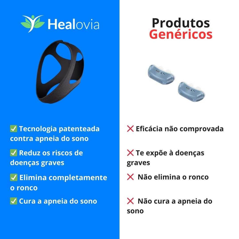 Máscara Para Apneia do Sono - Healovia - Figma Store